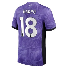 Liverpool Gakpo 18 Tredjedrakt 2023-24 Kortermet